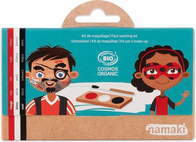 Immagine prodotto Namaki BIO-Schmink-Set 3 Farben Piraten & Marienkäfer -