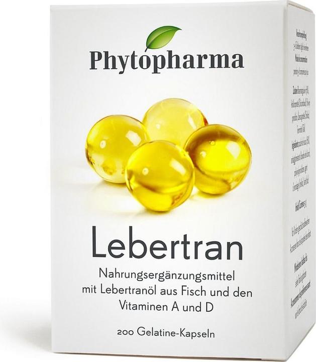 Produktbild Phytopharma Lebertran (200 Stück, Kapseln, 50 g)