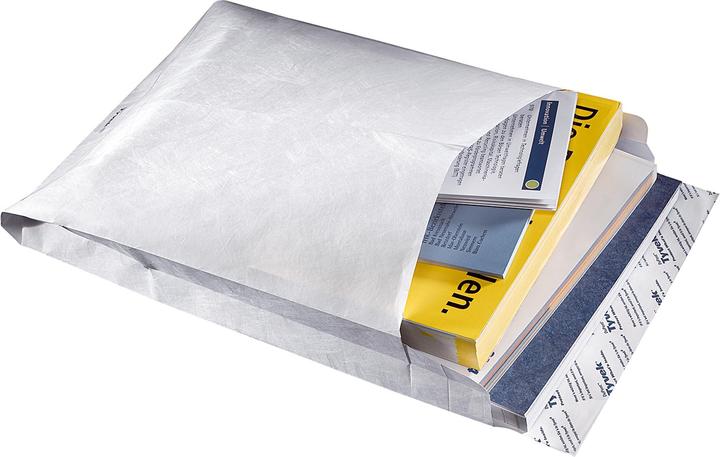 Bong Folding pockets Tyvek® Expander DIN C4 without window white with 3.8 cm fold, 100 pcs. (100 pcs.)
