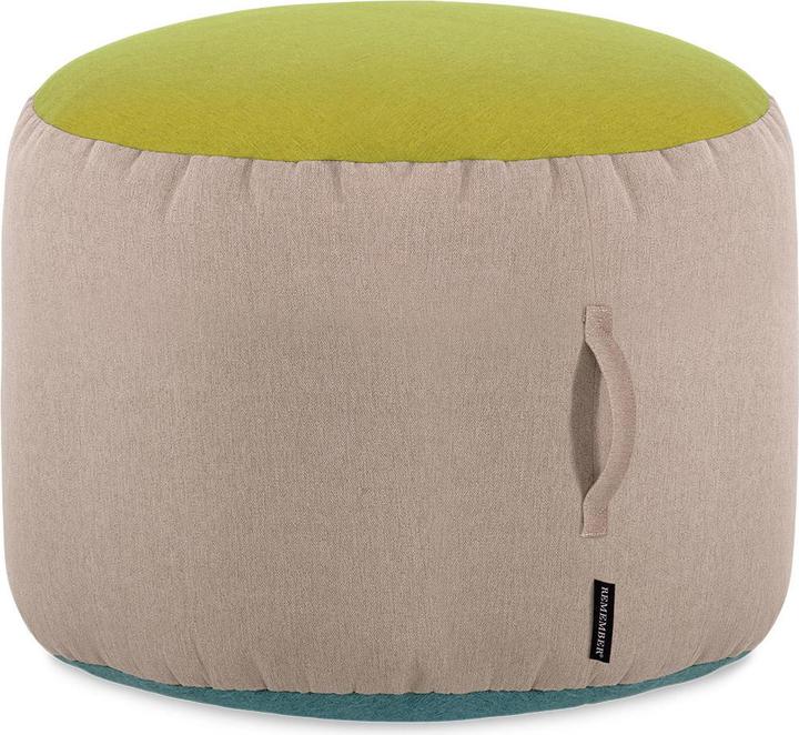 Produktbild Remember Pouf Sand, 40 x 55 cm, Beige/Hellgrün