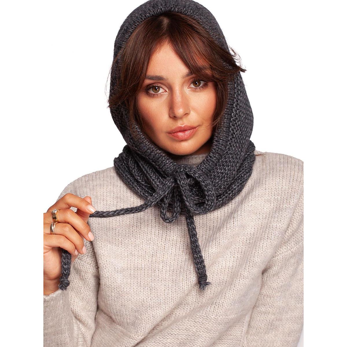 BE Knit, Schal, Schlauchschal, Grau
