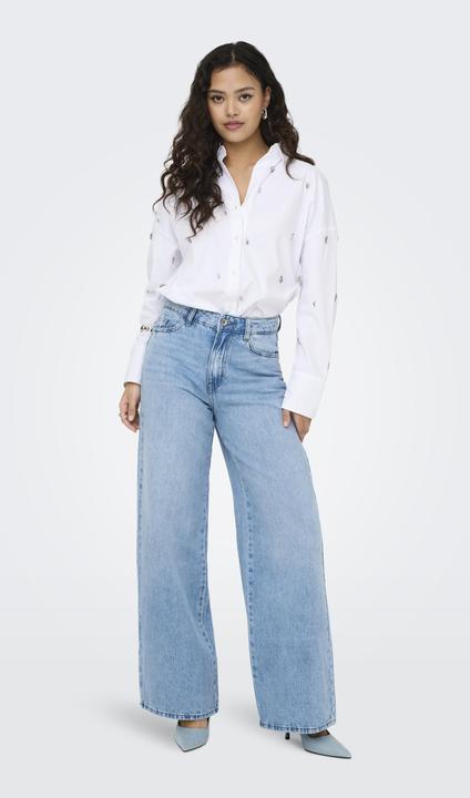 Actual product image JdY Jdycarina Hw Wide Jeans Light Blue Dnm (32)