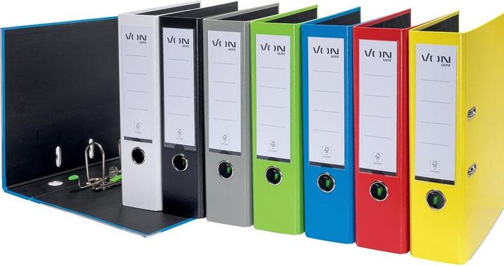 Image du produit von Classeur avec PP/papier, 8 cm, Jaune (A4, 80 mm, 1 pcs)