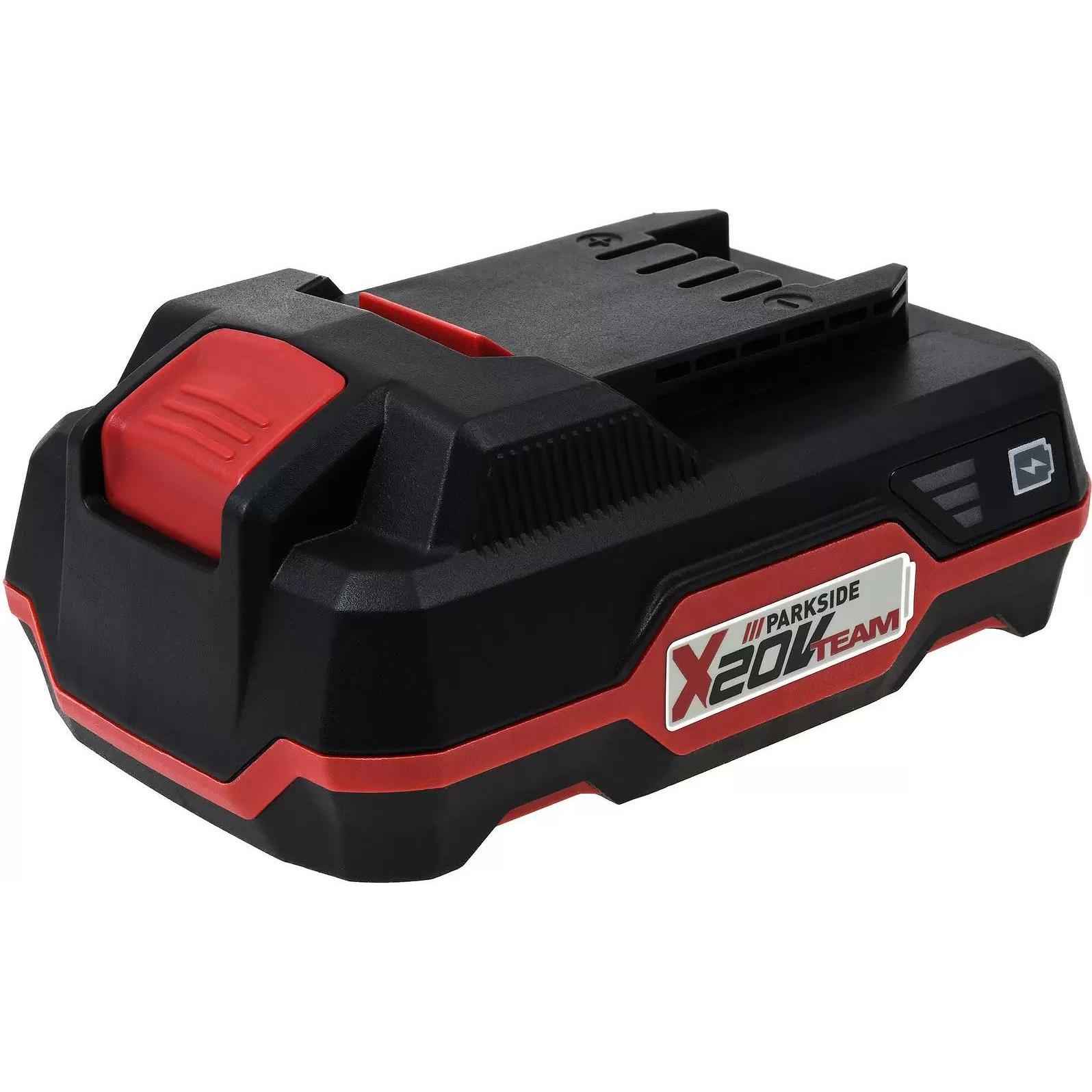 Parkside, Werkzeugakku + Ladegerät, Akku PAP 20 B1 20V 2Ah Li-Ion für Geräte der X 20V Familie (20 V)