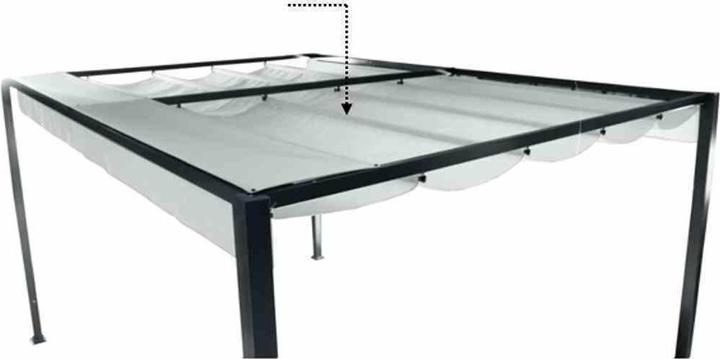 Image du produit Siena Garden Siena housse de toit gris clair pour Sky Pavillon 3x4 mètres, housse en polyester, enduite de PU (300 cm, 400 cm)