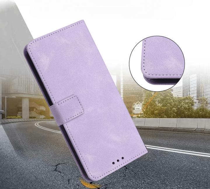 Actual product image Cover-Discount Xiaomi Redmi 14C / Poco C75 – Wildleder Look Etui im Vintage Design (Xiaomi Poco C75)