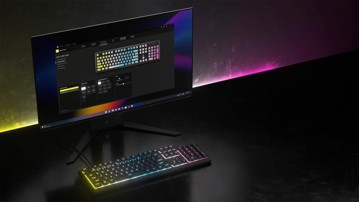 Image du produit Corsair K55 Core RGB (DE, Filaire)