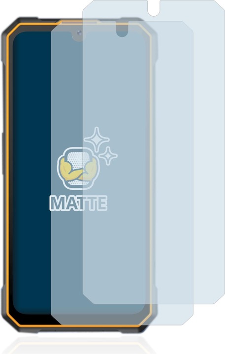 Actual product image BROTECT Anti-glare screen protector matt (2 Piece, Cubot King Kong 5)