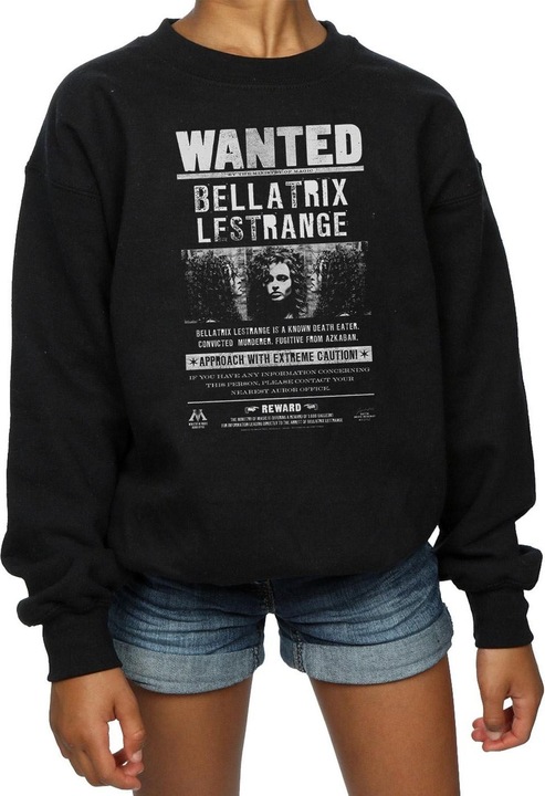 Produktbild Bellatrix Lestrange Wanted Sweatshirt Mädchen (140, 146)