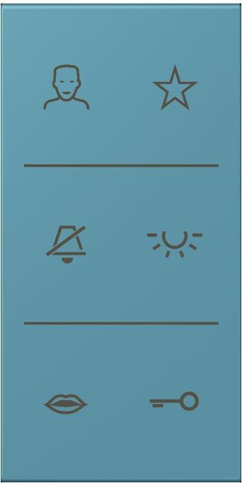 Actual product image JUNG Design cover video 3-fold