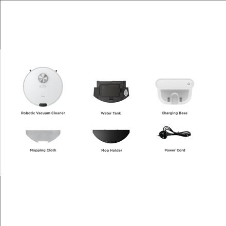 Image du produit Midea M9 Robot Vacuum Cleaner, Blanc (4000 Pa, Torchon d'essuyage)