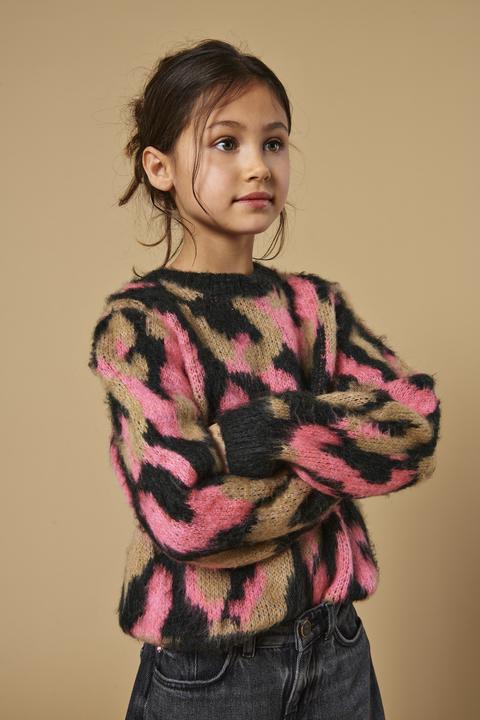 Produktbild Only Normal geschnitten Rundhals Gerippte Ärmelbündchen Pullover Strickpullover (134, 140)