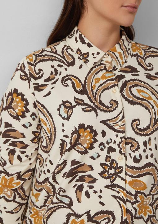 Immagine prodotto s.Oliver T-Shirt Elastische Hemdbluse aus Jersey (48)