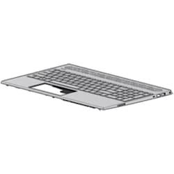 HP L35339-B31 Notebook-Ersatzteil Gehäuse-Unterteil+Tastatur, Notebook Ersatzteile, Silber