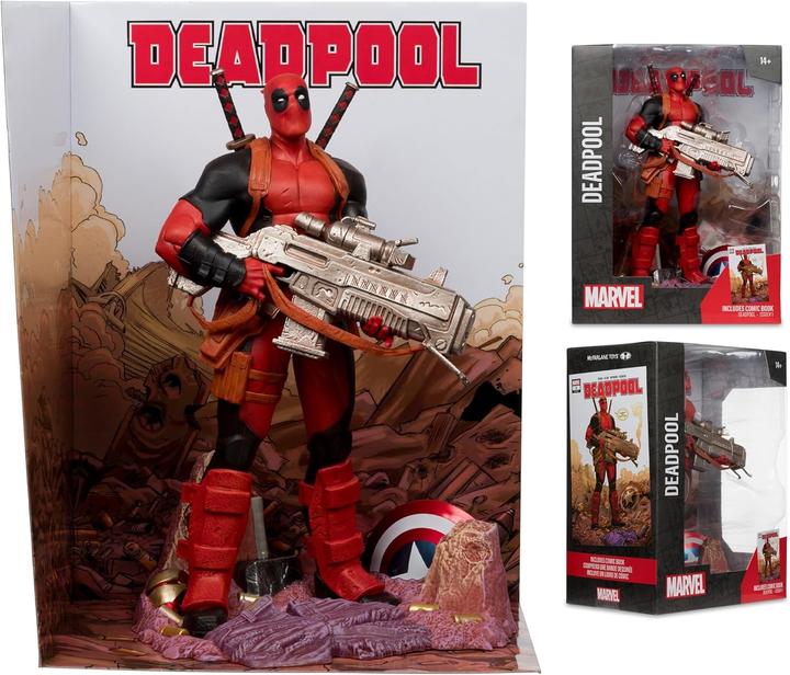 Actual product image McFarlane Marvel Collection PVC Statue 1/6 Deadpool (Deadpool #1) 27 cm