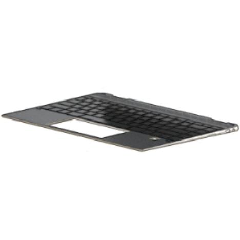 HP L37681-DH1 Notebook-Ersatzteil Gehäuse-Unterteil+Tastatur, Notebook Ersatzteile, Schwarz, Silber