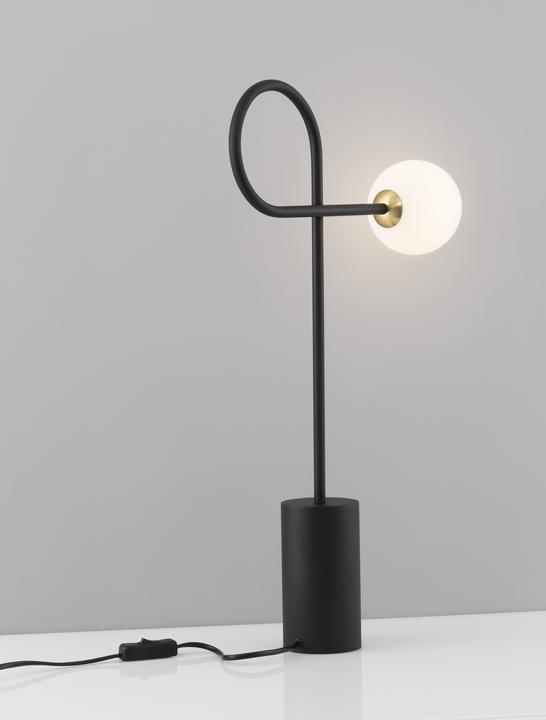Productafbeelding Nova Luce DEDALO tafellamp G9 zwart 63,8x10cm 9010223 (G9)