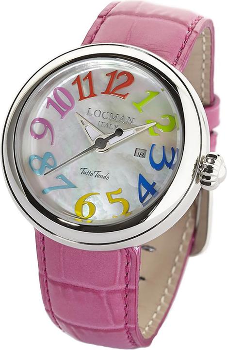 Immagine prodotto Locman Italia Orologio da donna Tutto Tondo rosa Ref. 0360 (Orologio da polso analogico, 40 mm)