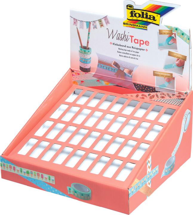 Folia Nastro adesivo decorativo Washi-Tape HOTFOIL, espositore da banco