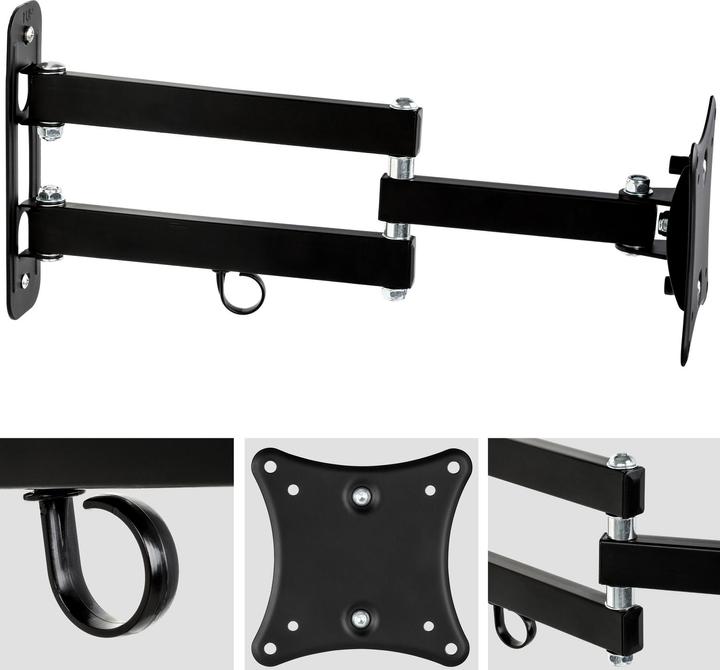 Produktbild tectake TV Wandhalterung (Wand, 24", 20 kg)