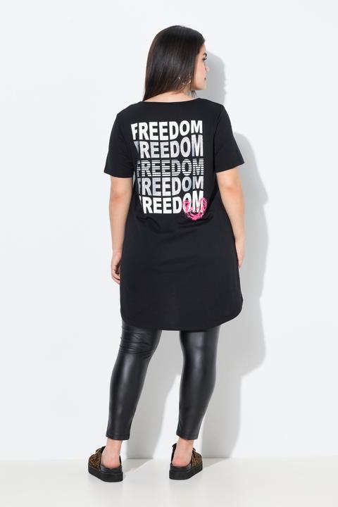 Image du produit Angel of Style T-shirt coupe évasée, grand message dans le dos (50)