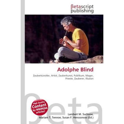 Adolphe Blind, Fachbücher