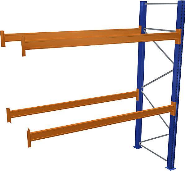 Actual product image Pallet add-on rack depth 1100 mm