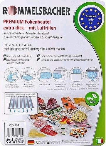 Produktbild Rommelsbacher Folienbeutel VBS 304 (50 x)