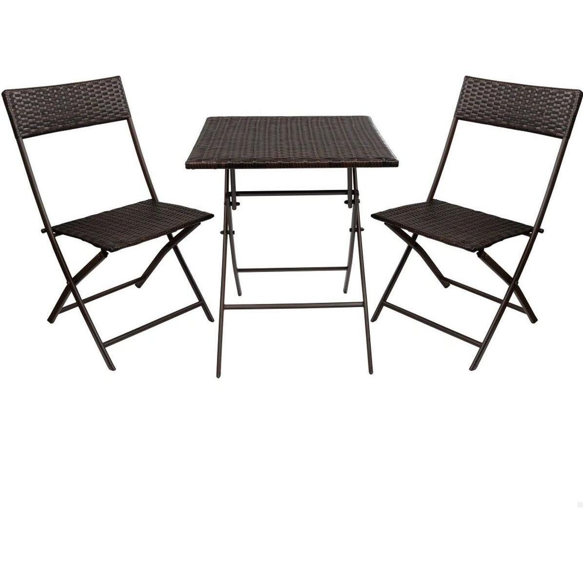 Aktive, Esstisch, Tisch-Set mit 2 Stühlen