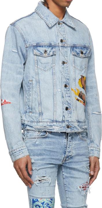 Image du produit Amiri Playboy Magazine Trucker Denim Jacket (S)