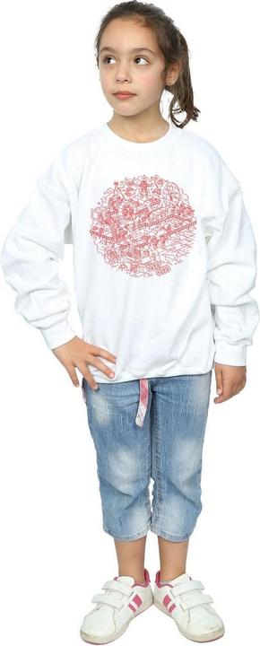 Produktbild Star Wars Christmas Death Star Sweatshirt Mädchen (128)