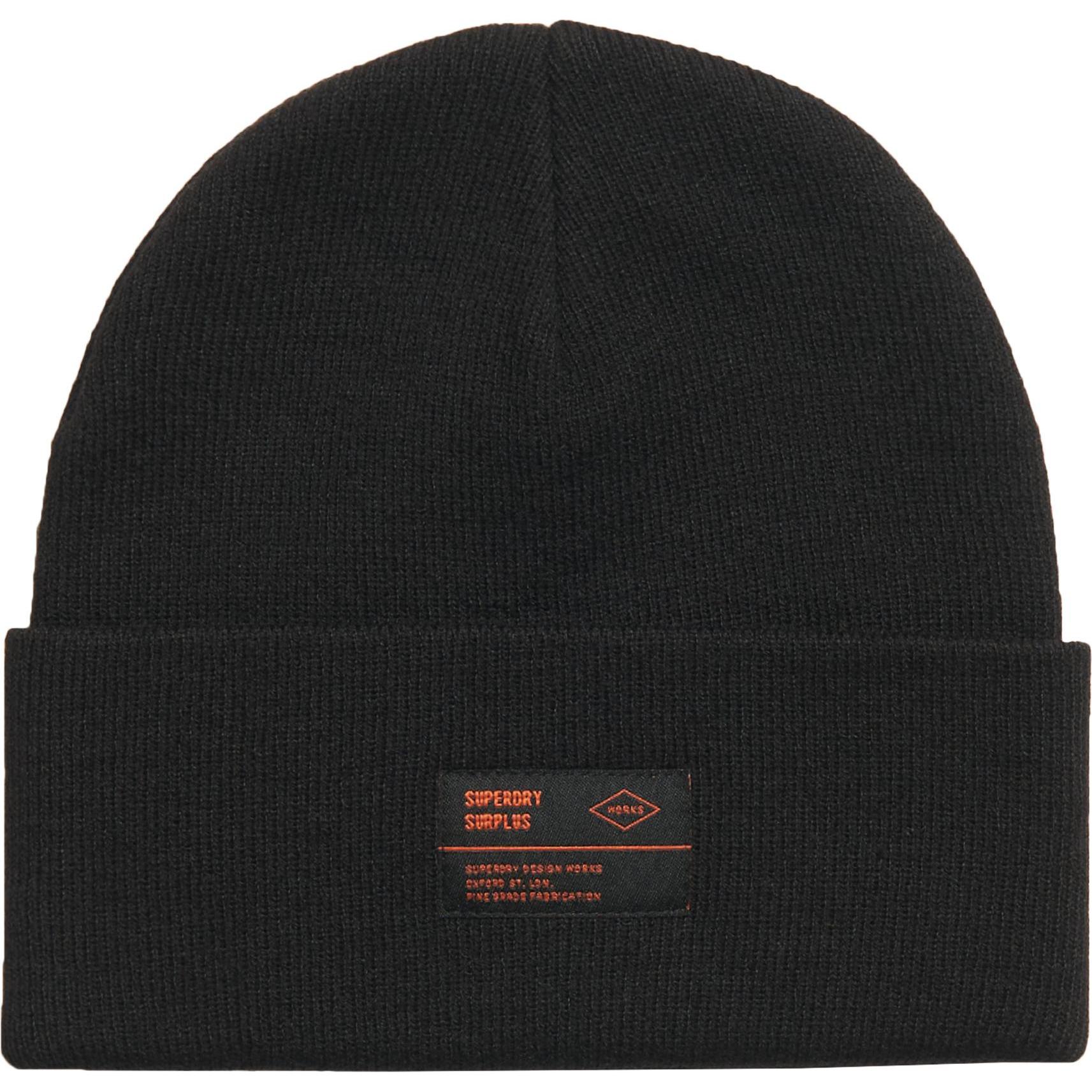Thumbnail - Superdry, Herren, Mütze, strickmütze kind surplus, Schwarz