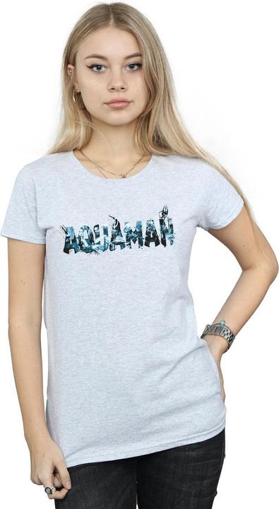 Produktbild Aquaman Text Logo TShirt (L)
