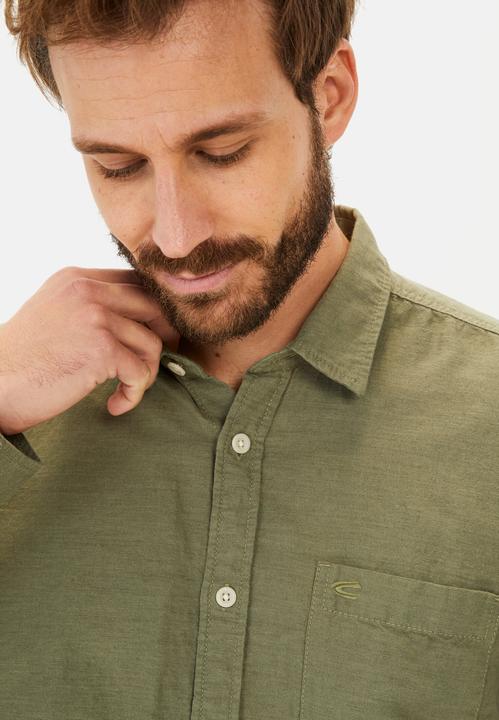 Produktbild Camel Active Langarm-Leinenhemd mit Soft-Wash-Veredelung (M)