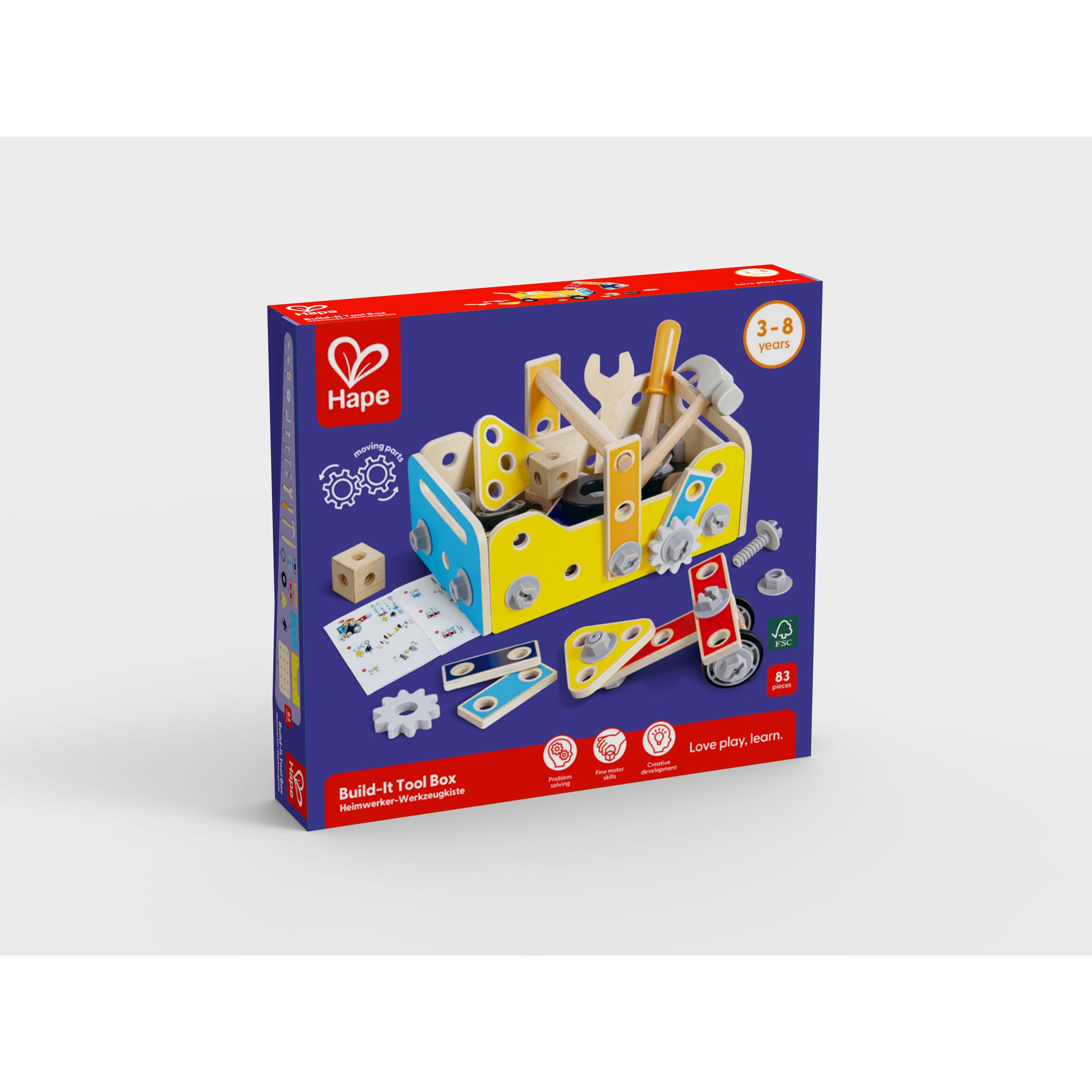 Thumbnail - Hape, Werkzeugkoffer, Build-it Tool Box