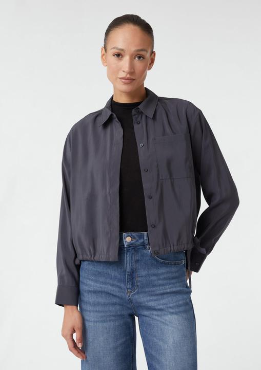 Immagine prodotto Comma Bluse Verkürzte Bluse mit Bindedetails am Saum (40)