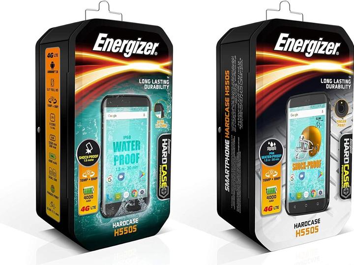Image du produit Energizer Boîtier rigide H550S Dual black (32 Go, Noir, 5.50", Double SIM, 4G)