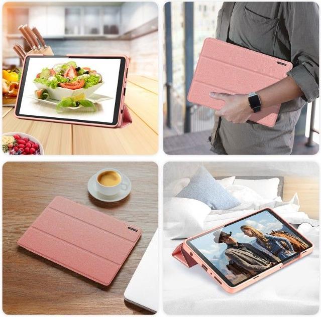 Produktbild DUCIS Samsung Galaxy Tab A9 / Galaxy Tab A11 Cover - Pink (Samsung Galaxy Tab A11, Samsung Galaxy Tab A9)