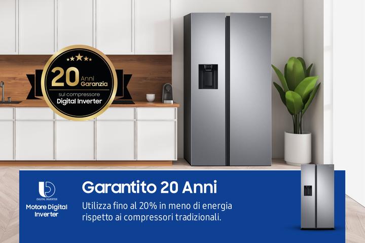 Image du produit Samsung RS68A884CSL Réfrigérateur côte à côte Installation gratuite 635 (635 l)