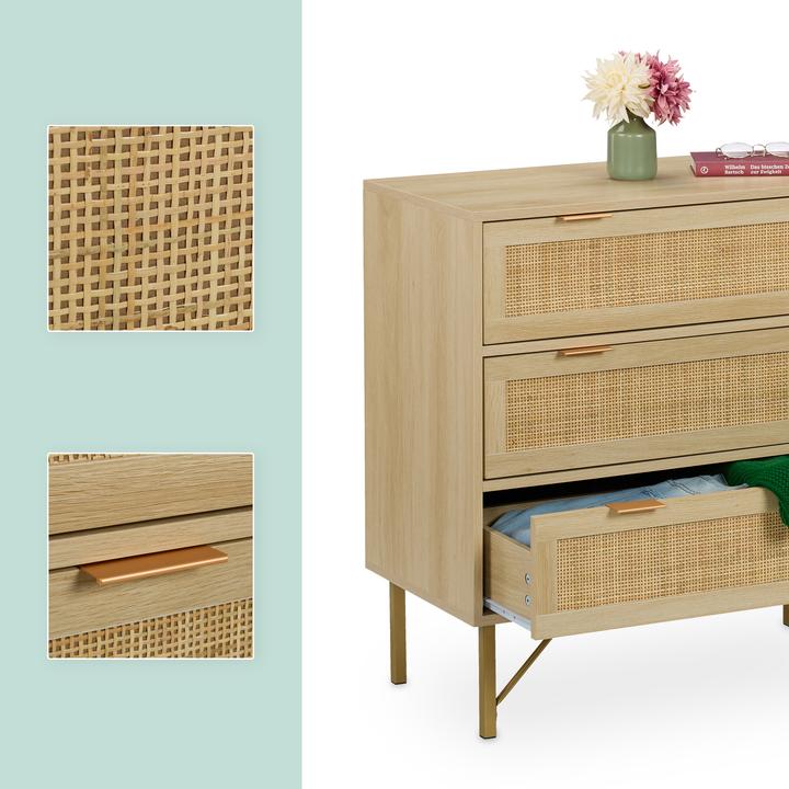 Actual product image Relaxdays Kommode (80 x 42 x 80 cm)