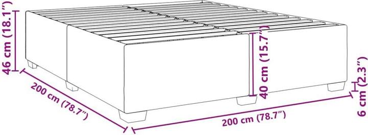 Image du produit vidaXL Bettgestell (200 x 200 cm)
