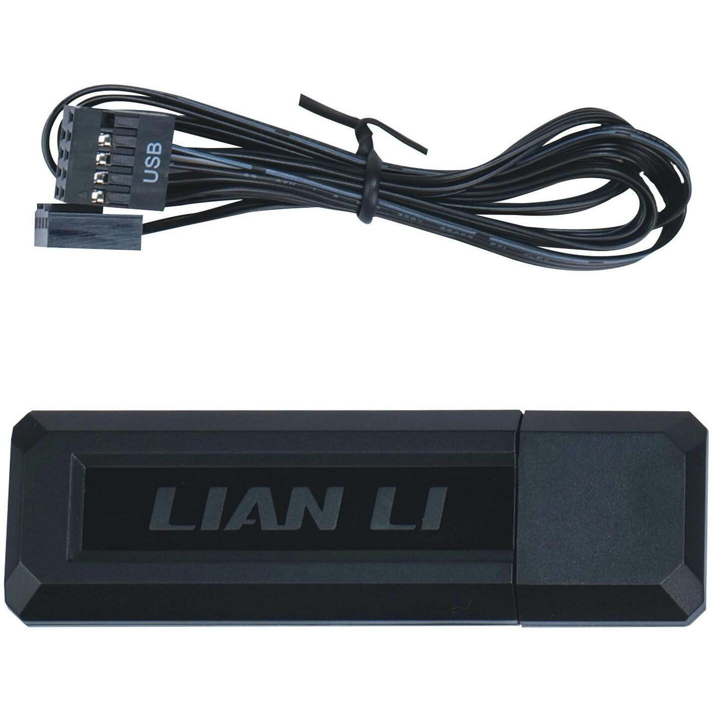 Lian-Li UNI FAN Wireless Controller V2 (10 Ventilatore), Controller ventole PC, Nero