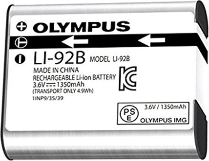 Actual product image Olympus LI-92B Lithium Ion (Rechargeable battery)