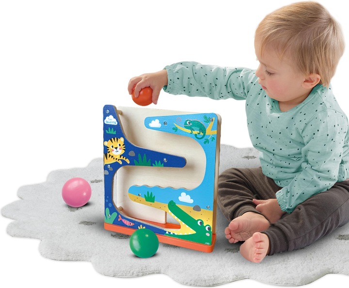 Image du produit Ses Tiny Talents Circuit de billes en bois Crocodile