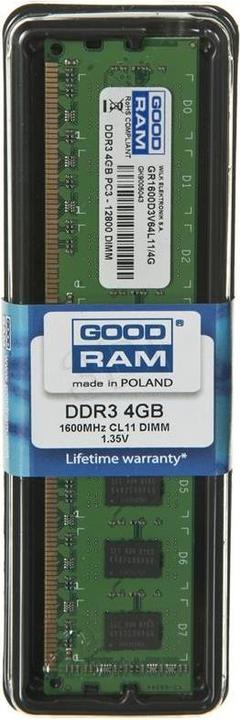 Actual product image Goodram Memory 8 GB (1 x 8GB, 1600 MHz, DDR3L-RAM, DIMM)