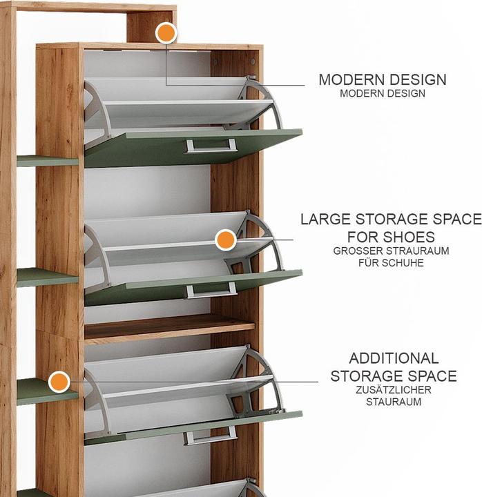Actual product image Vicco Orlando (80 x 24.20 x 166.10 cm)