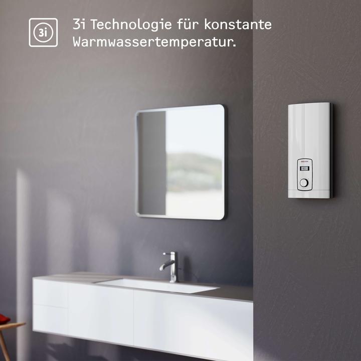 Produktbild Stiebel Eltron DHB-E 11/13 LCD Elektronischer Durchlauferhitzer, gradgenaue Temperatur dank 3i Technologie