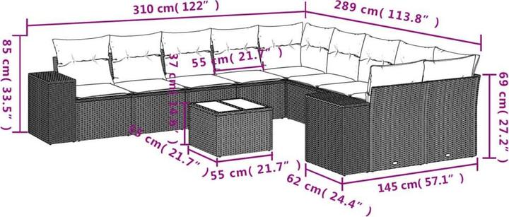 Produktbild vidaXL Warren