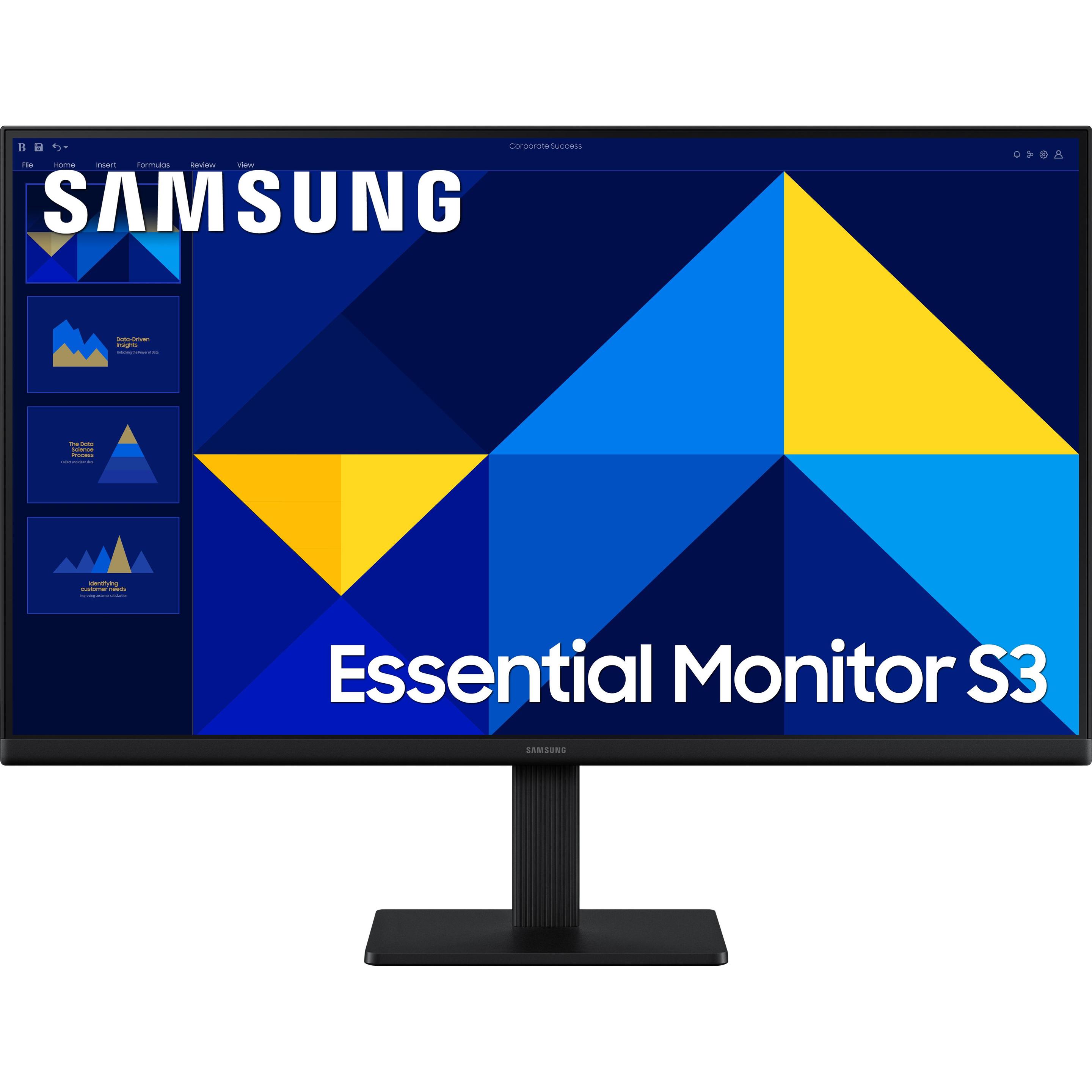 Samsung S24D302G (1920 x 1080 Pixel, 24"), Monitor, Schwarz