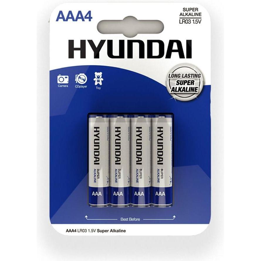 Thumbnail - Hyundai Super Alkaline AAA (4 Stk., AAA), Batterien + Akkus